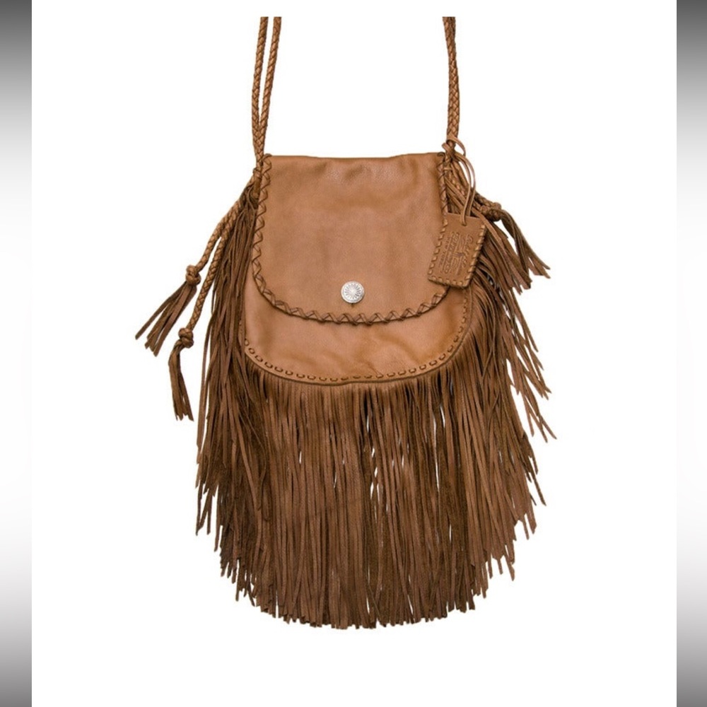 New with tags - Ralph Lauren Large Fringe Luggage Bag